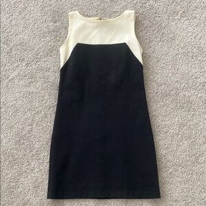 Michael Kors Black and Cream Sleeveless Dress